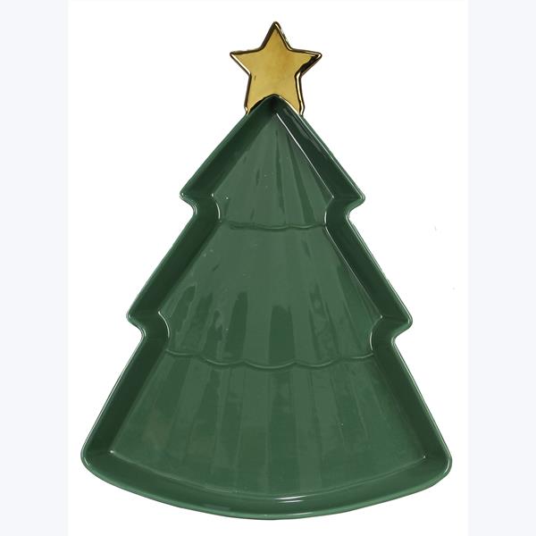 Christmas Tree Ceramic Dish