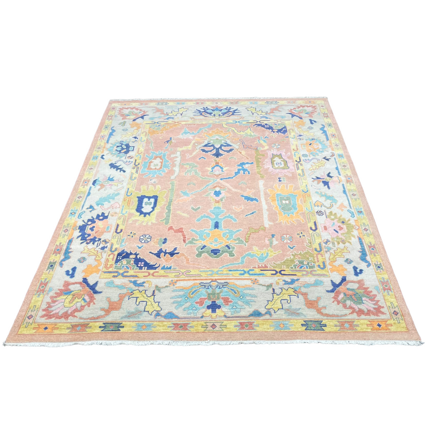 Mia Oushak Rug in Orange