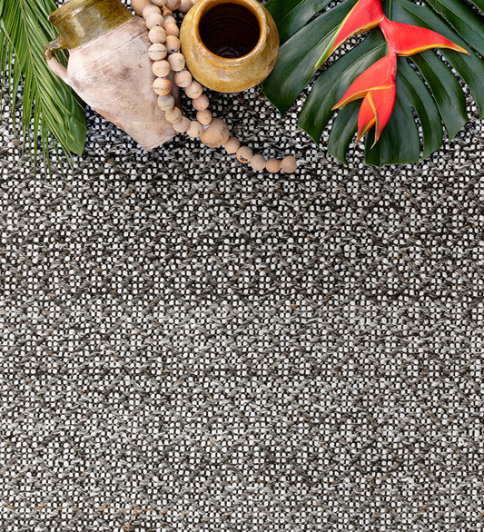 REY-02 Ivory / Charcoal Indoor / Outdoor Rug