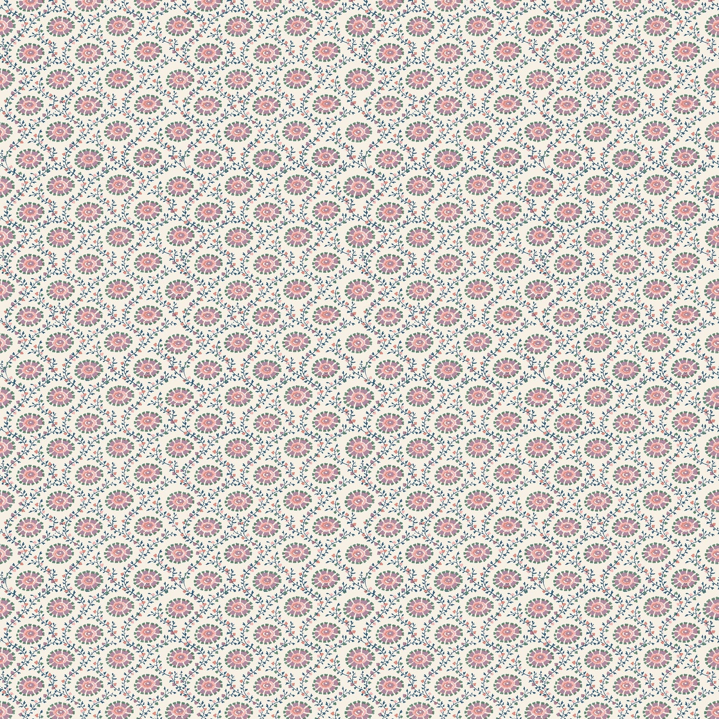 Floral Ogee Wallpaper