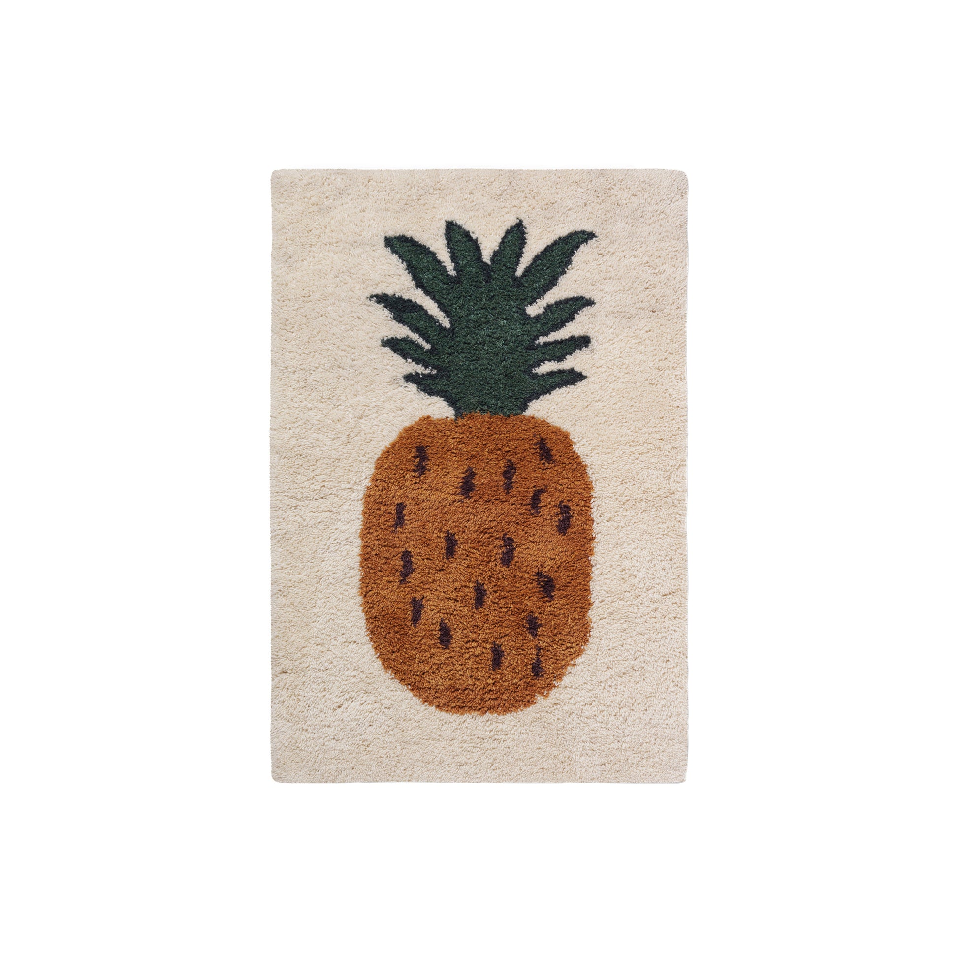 Fruiticana Tufted Rug: Small - 47.2" + Pineapple