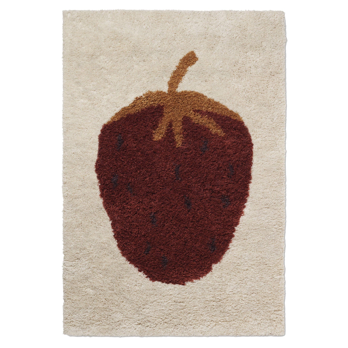 Fruiticana Tufted Rug: Large - 70.9"+  Strawberry