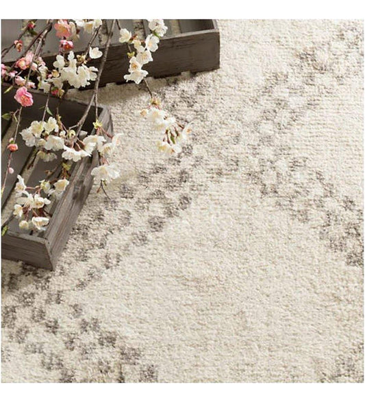 Zillah Grey Hand Knotted Wool Rug