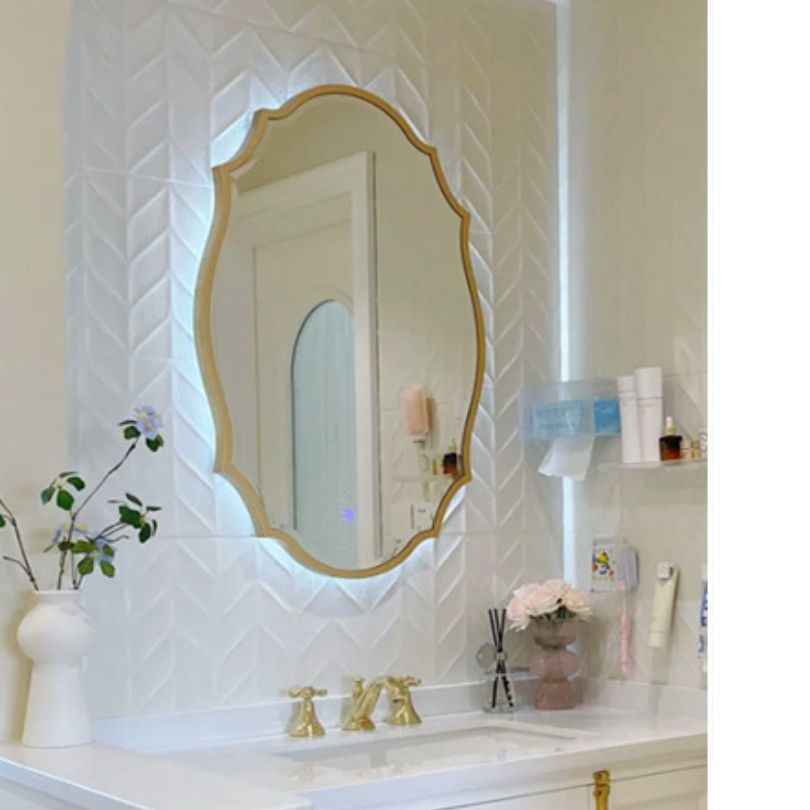 Modern Geometric Decorative Wall Mirror