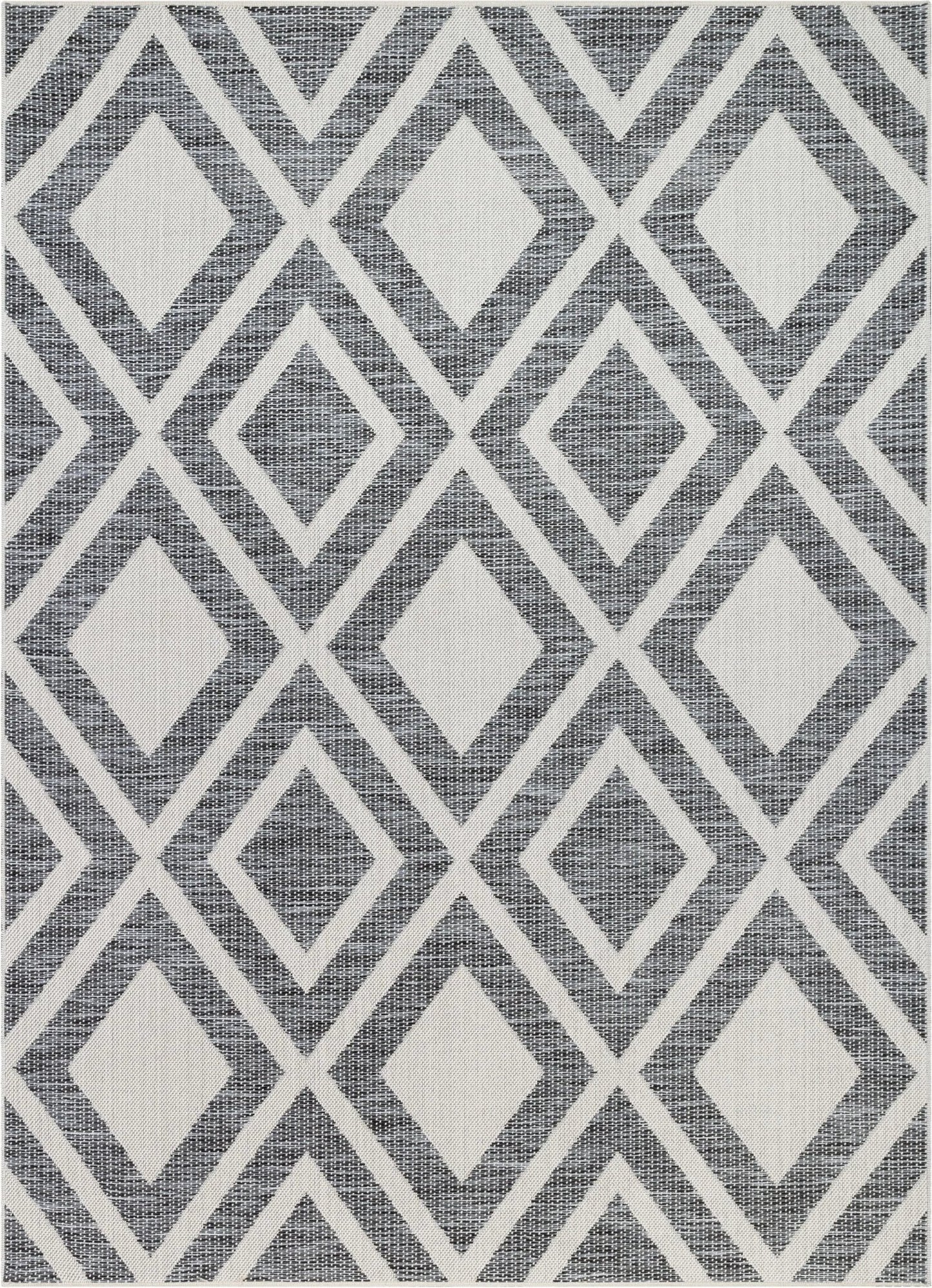 Brito Modern Bold Grey Flatweave 7'10" x 10'6" Rug