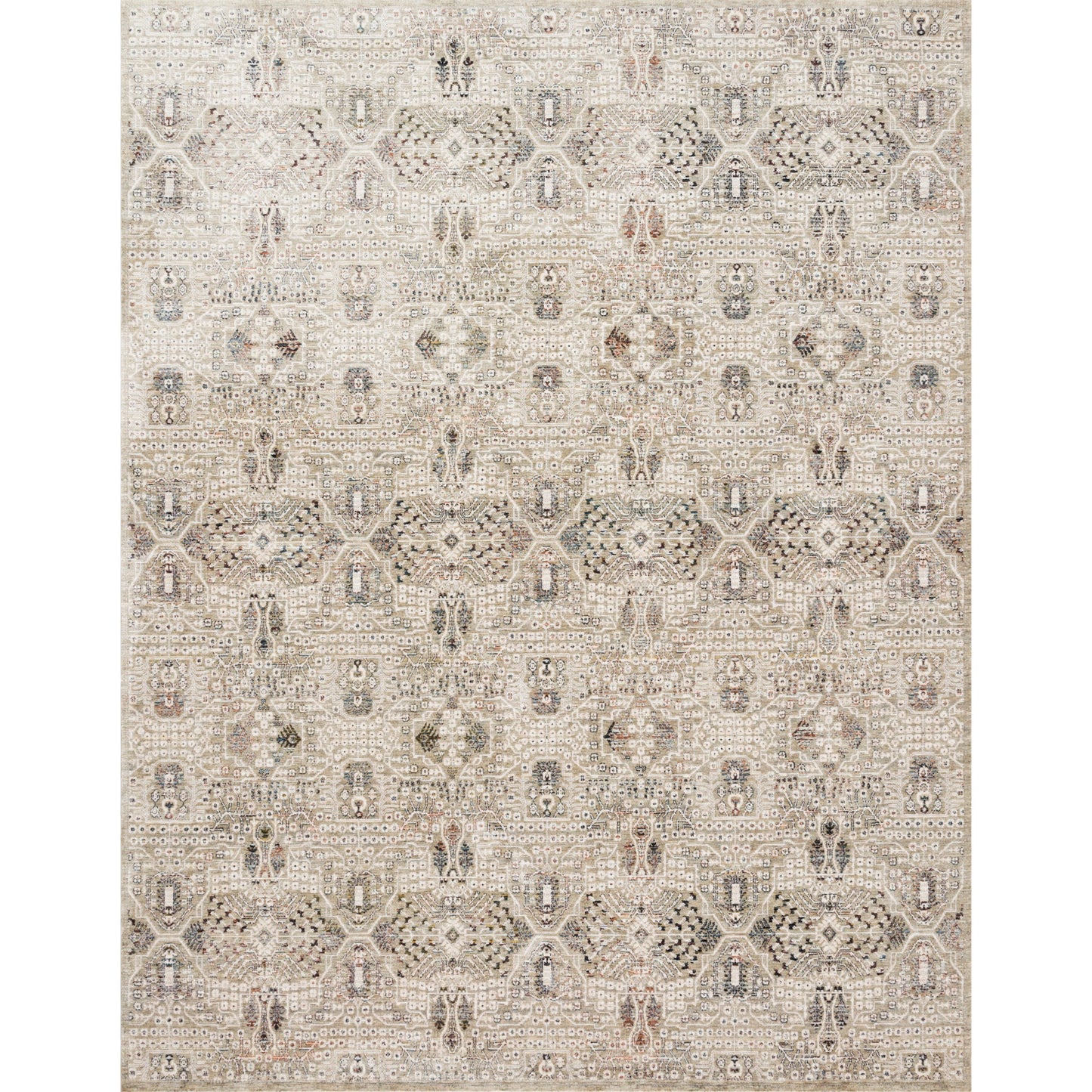 Theia Rug in Granite/Ivory