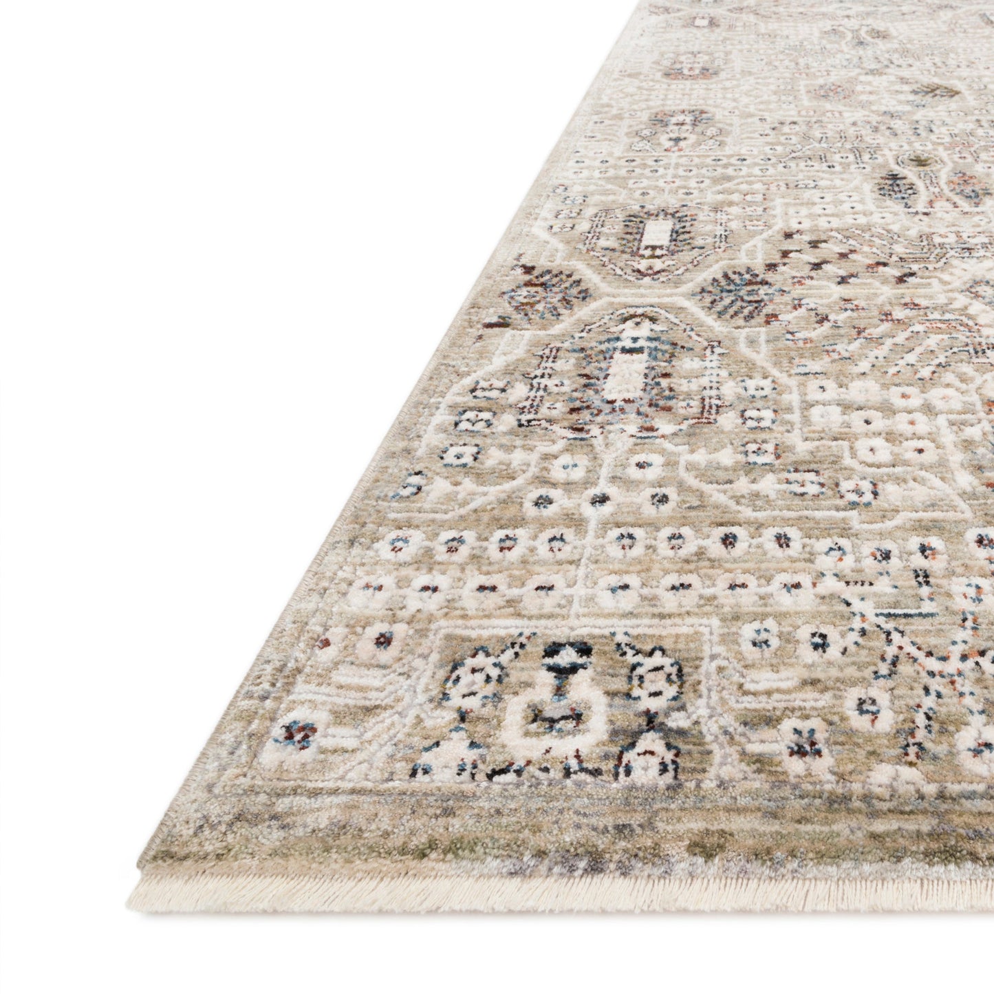 Theia Rug in Granite/Ivory