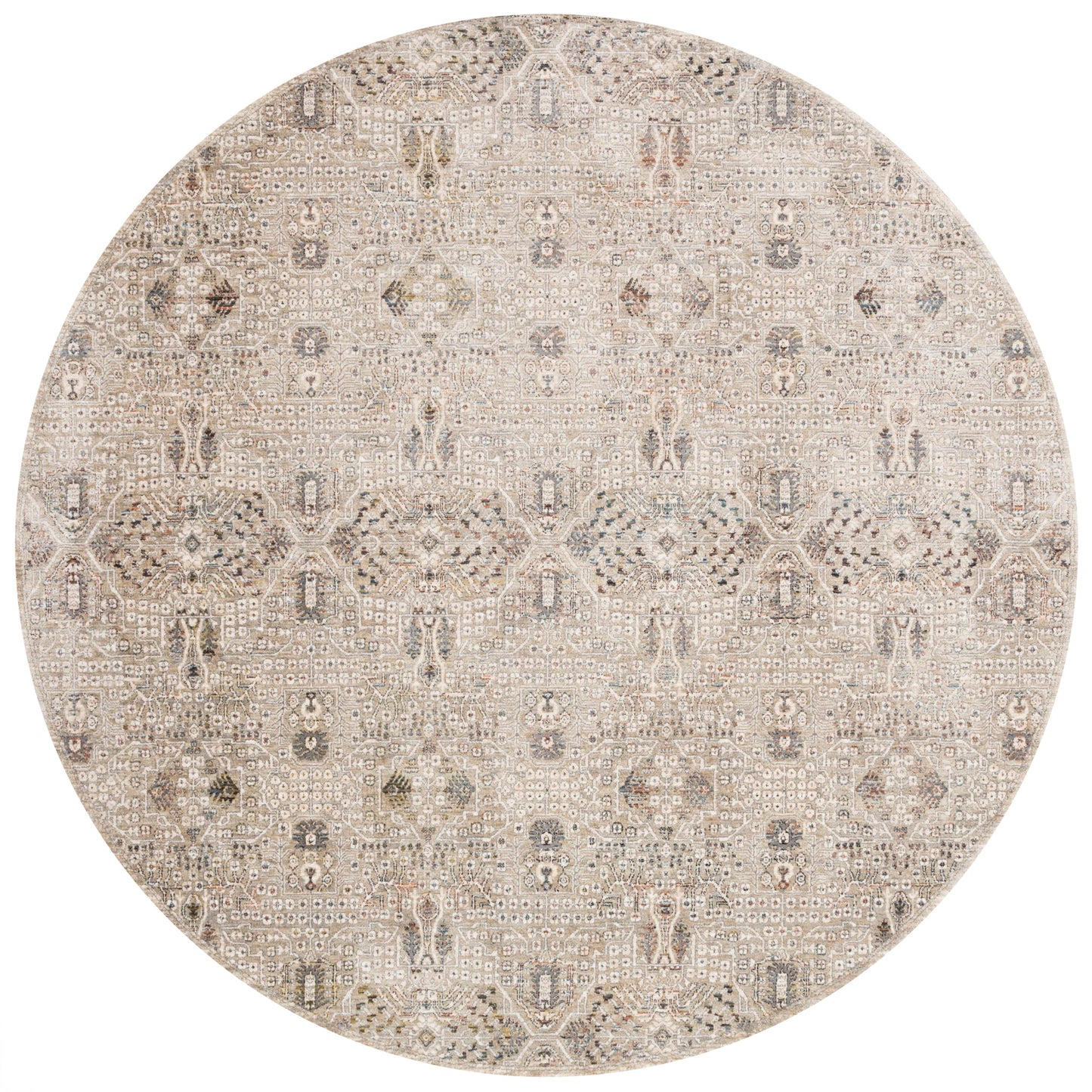 Theia Rug in Granite/Ivory