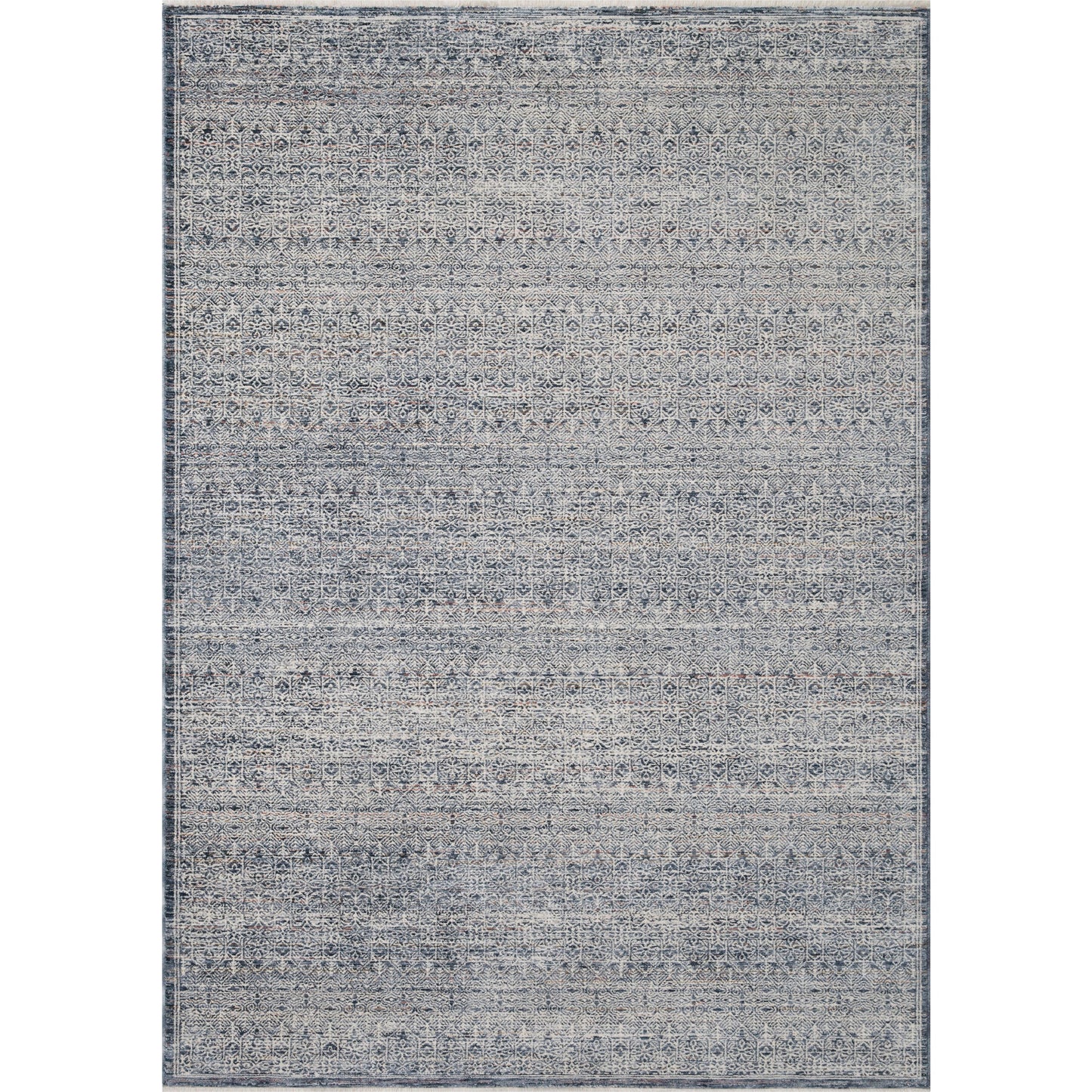 Amber Lewis x Loloi Zuma Rug in Denim/Ivory