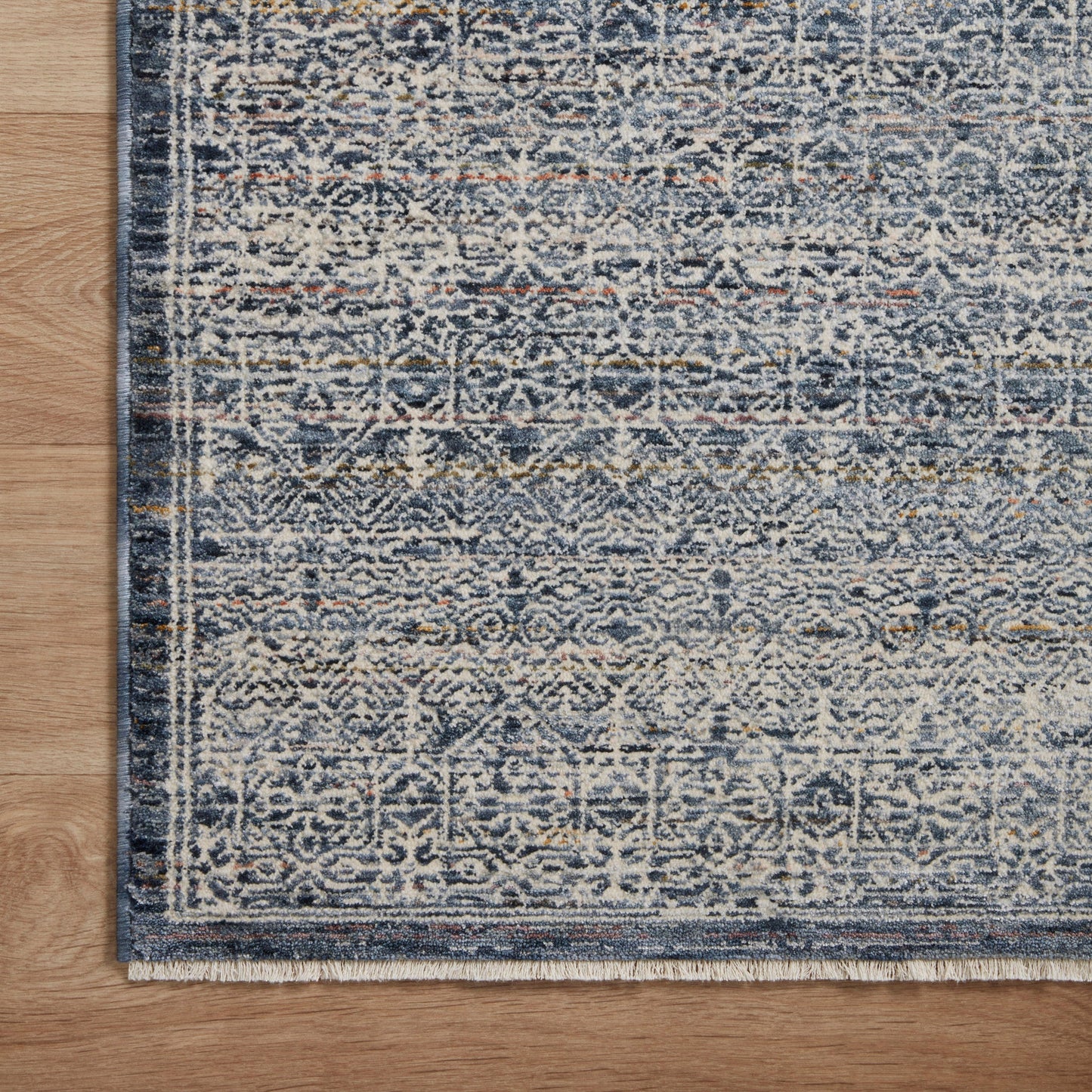 Amber Lewis x Loloi Zuma Rug in Denim/Ivory