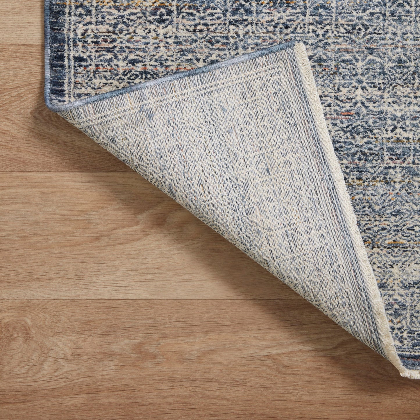 Amber Lewis x Loloi Zuma Rug in Denim/Ivory
