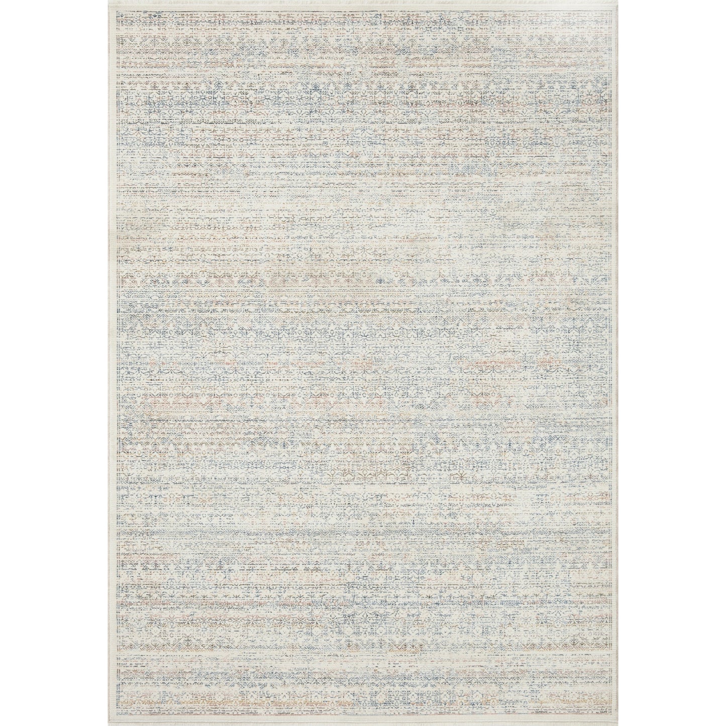 Amber Lewis x Loloi Zuma Rug in Ivory/Multi