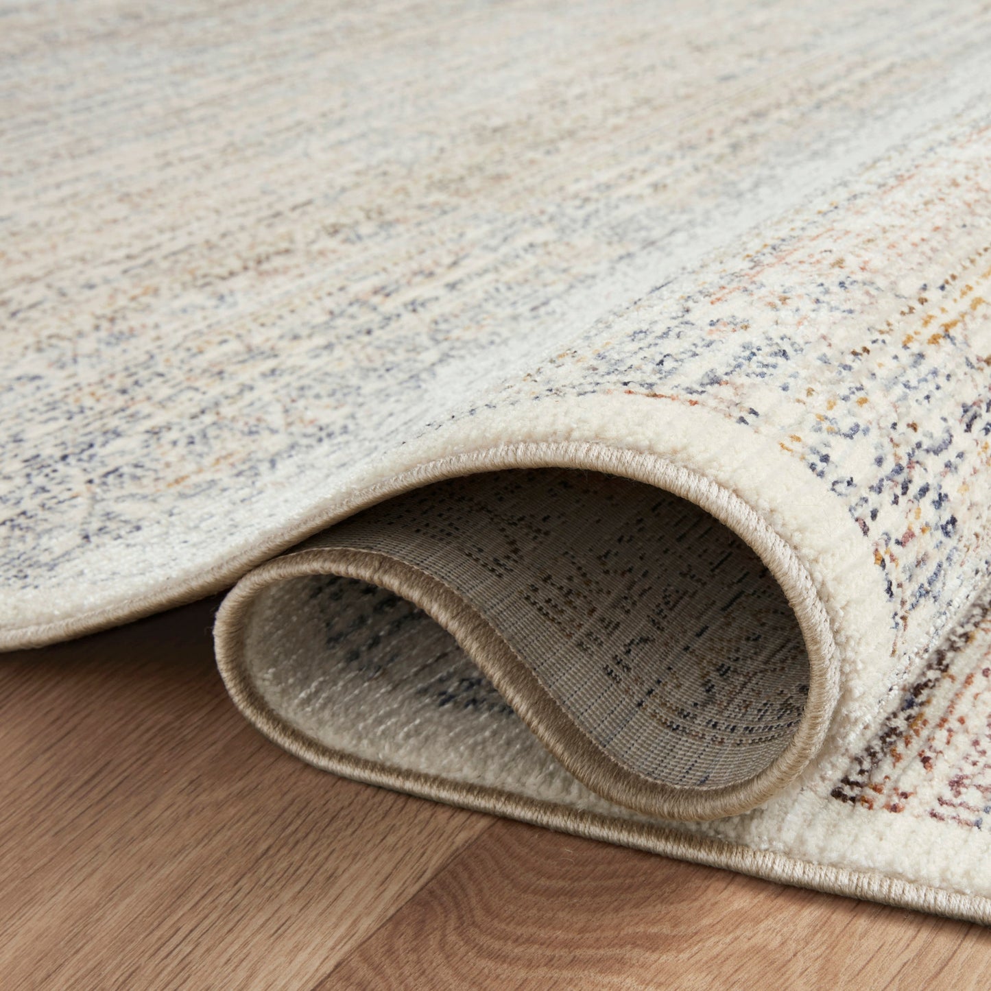 Amber Lewis x Loloi Zuma Rug in Ivory/Multi