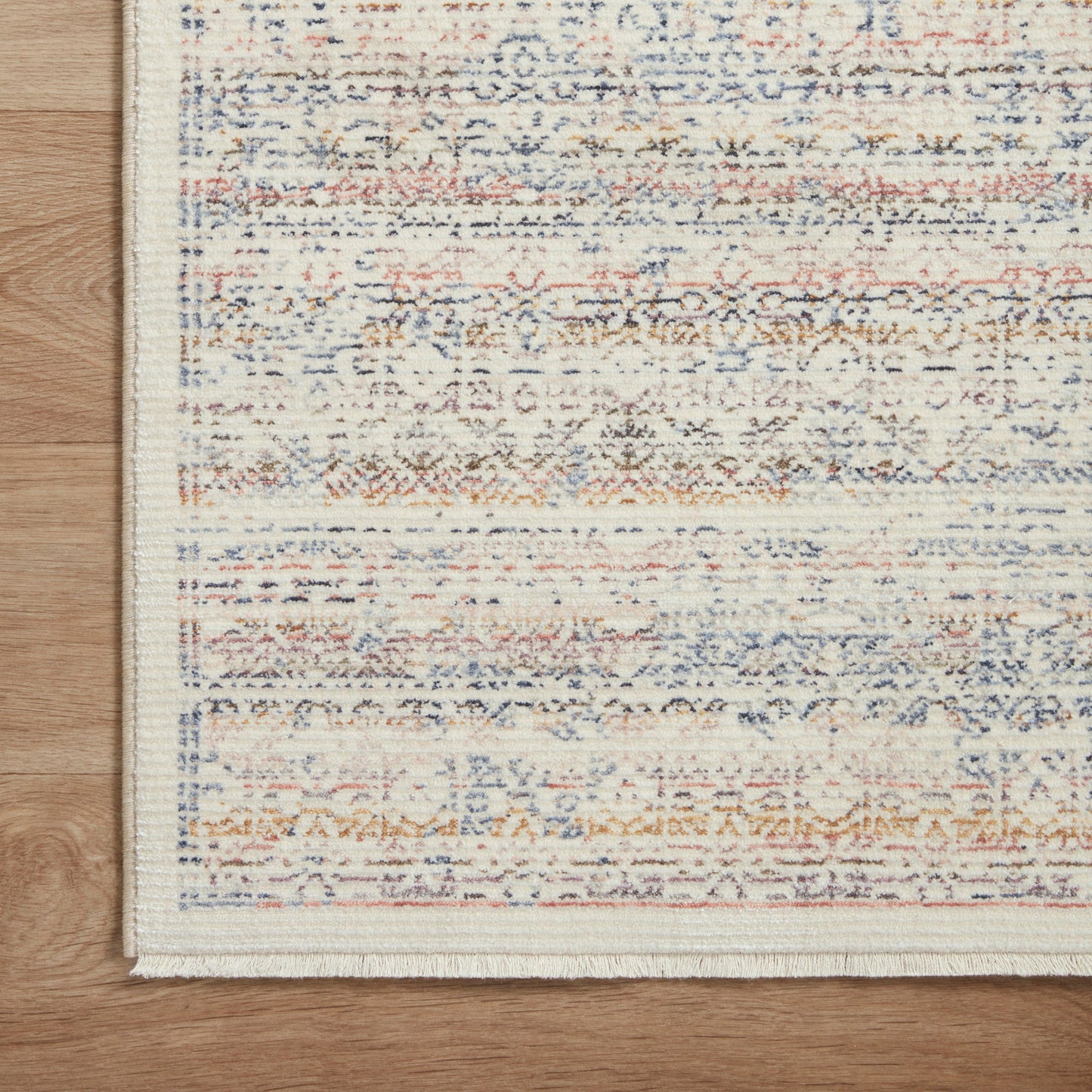 Amber Lewis x Loloi Zuma Rug in Ivory/Multi