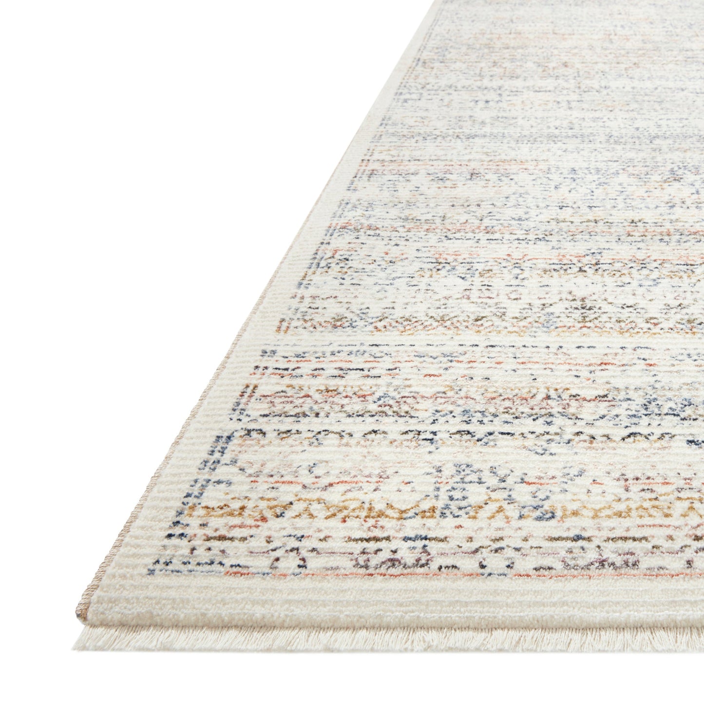 Amber Lewis x Loloi Zuma Rug in Ivory/Multi