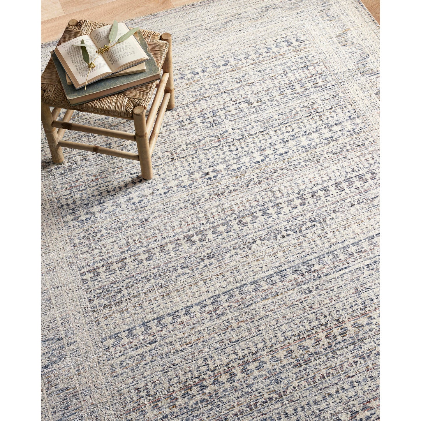 Amber Lewis x Loloi Zuma Rug in Ocean/Multi