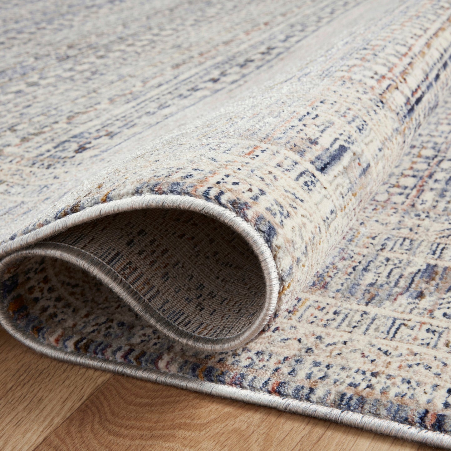 Amber Lewis x Loloi Zuma Rug in Ocean/Multi