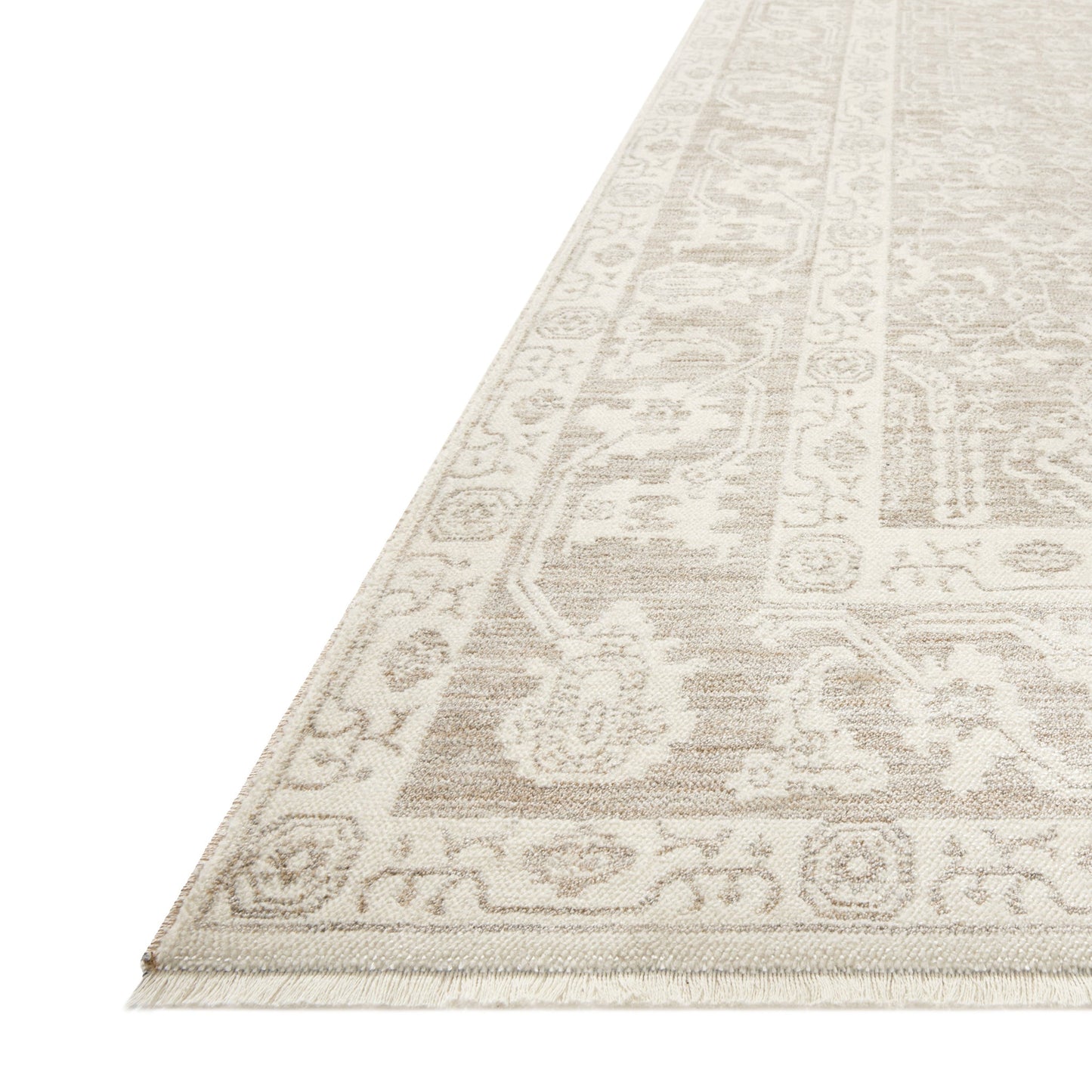 Amber Lewis x Loloi Zuma Rug in Sand/Stone