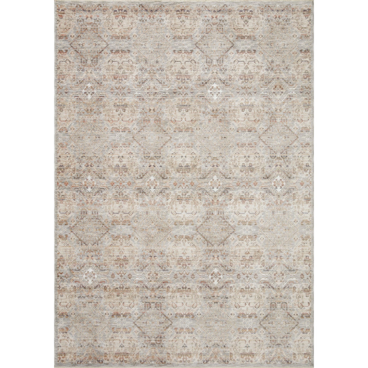 Amber Lewis x Loloi Zuma Rug in Silver/Multi
