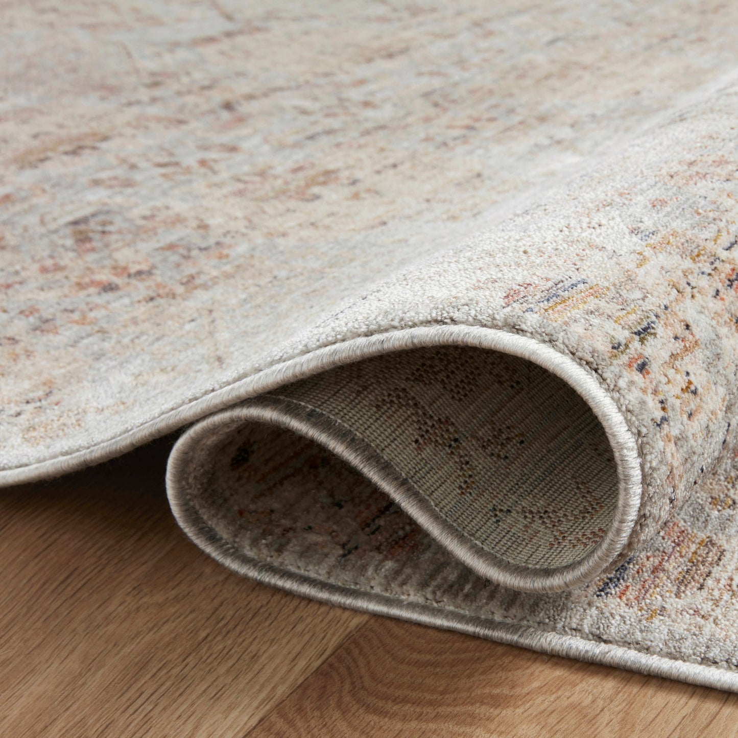 Amber Lewis x Loloi Zuma Rug in Silver/Multi