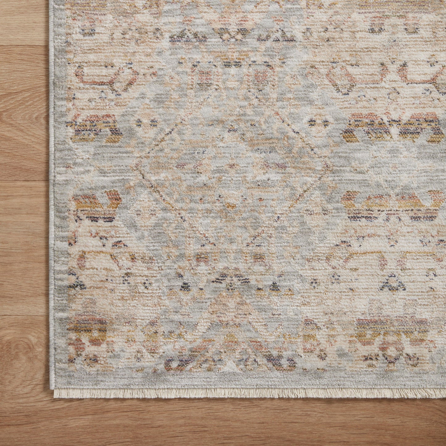 Amber Lewis x Loloi Zuma Rug in Silver/Multi