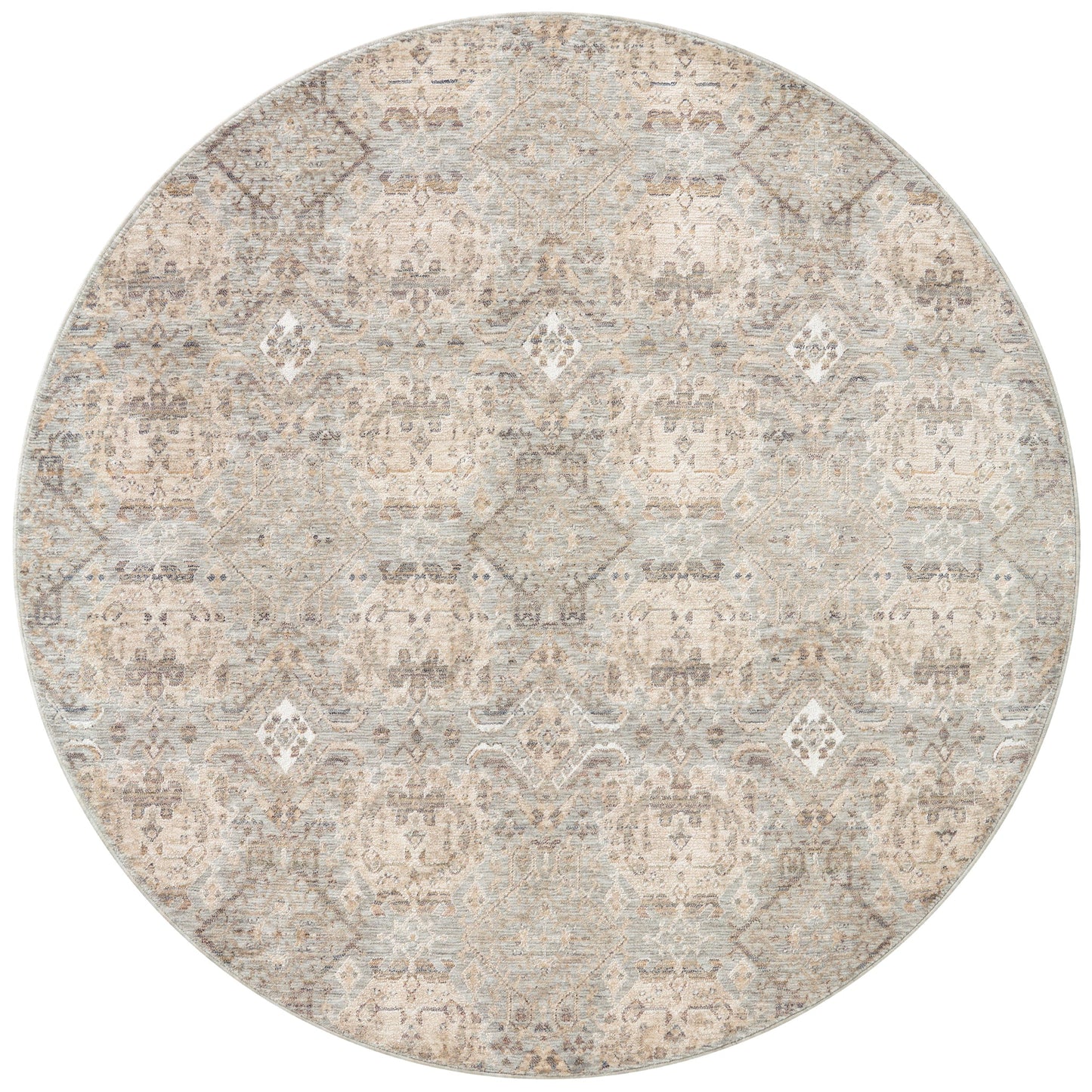 Amber Lewis x Loloi Zuma Rug in Silver/Multi