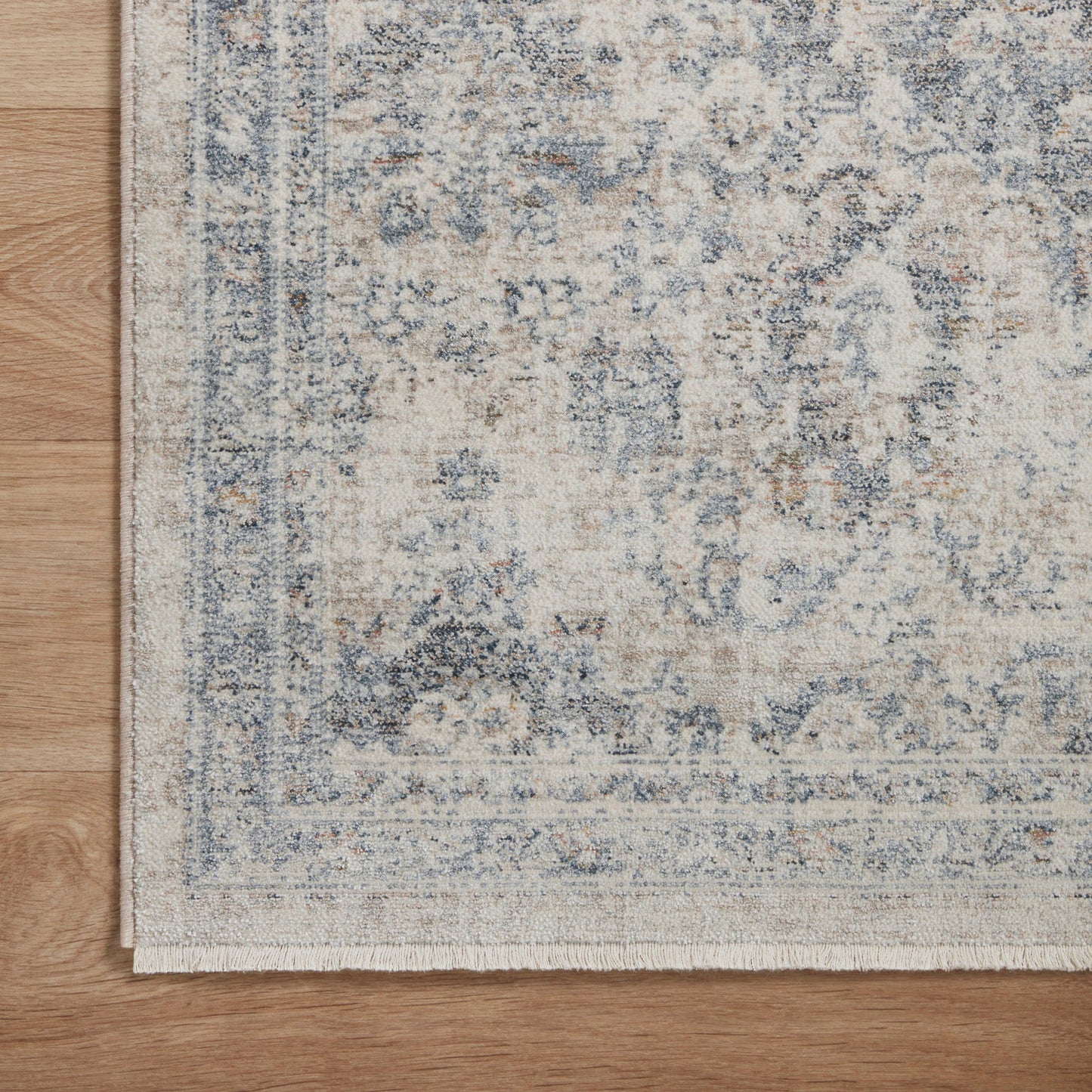Amber Lewis x Loloi Zuma Rug in Pebble/Stone