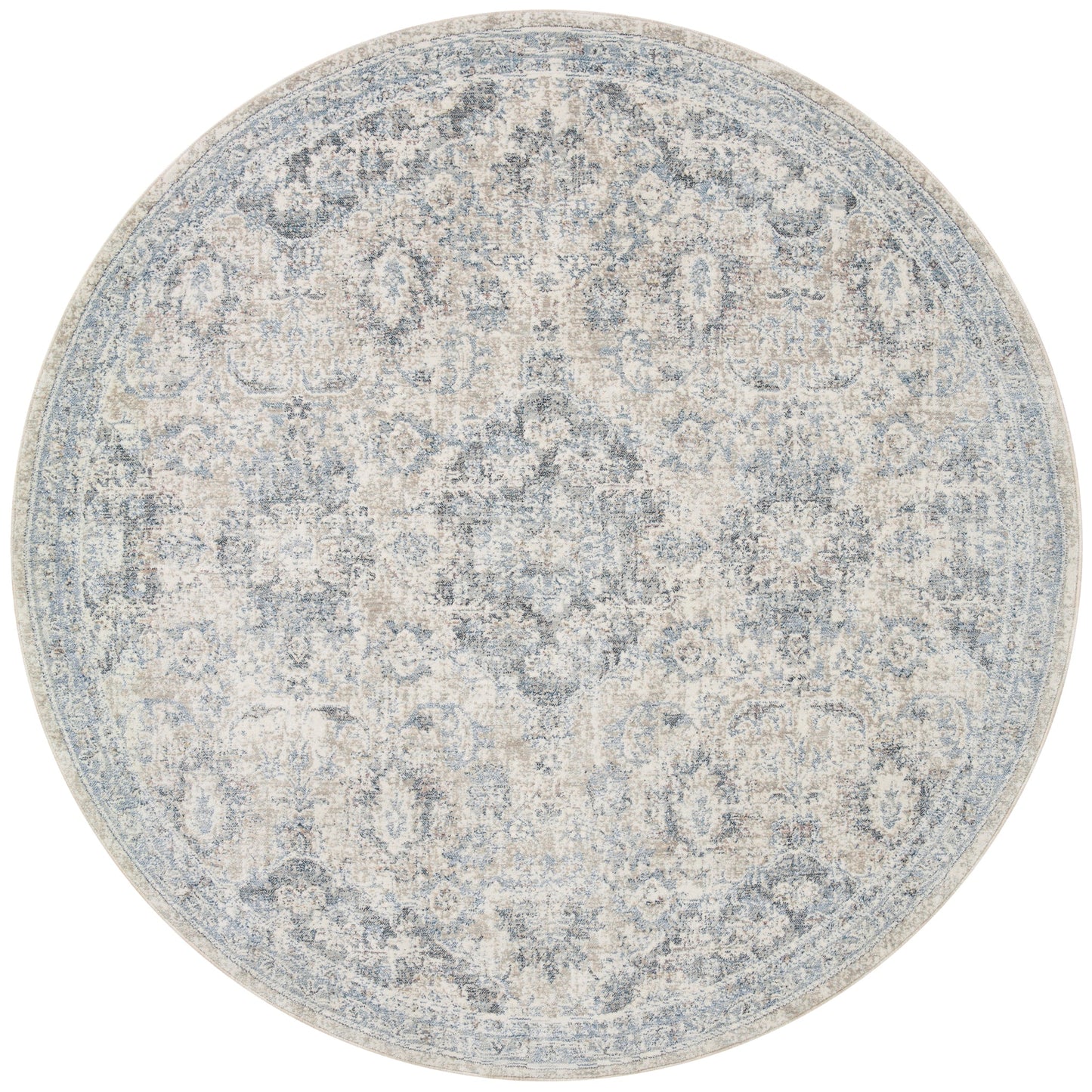 Amber Lewis x Loloi Zuma Rug in Pebble/Stone