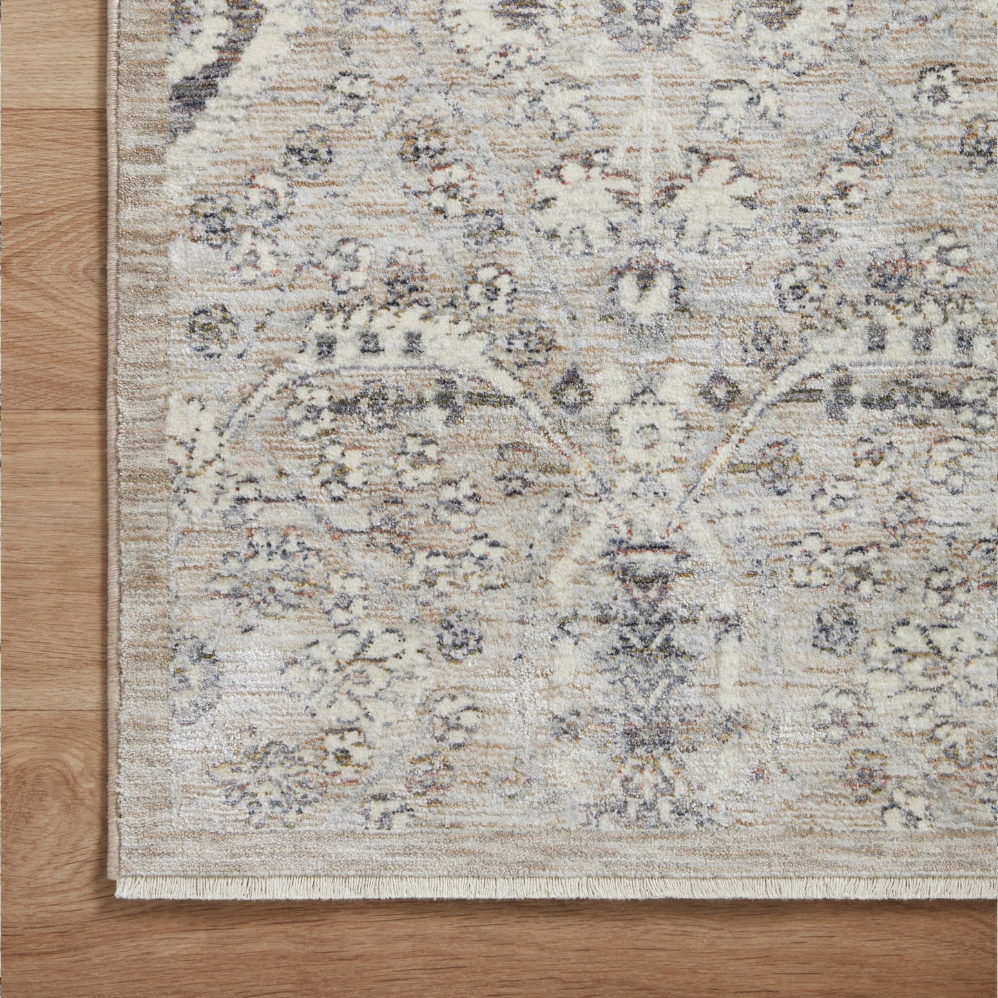 Amber Lewis x Loloi Zuma Rug in Silver/Sky