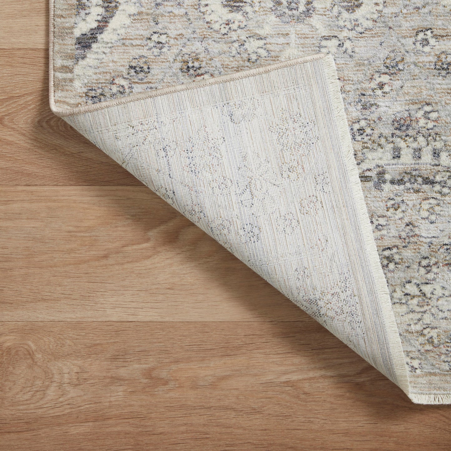 Amber Lewis x Loloi Zuma Rug in Silver/Sky