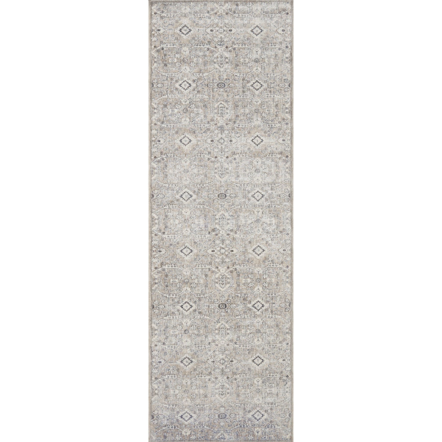 Amber Lewis x Loloi Zuma Rug in Silver/Sky