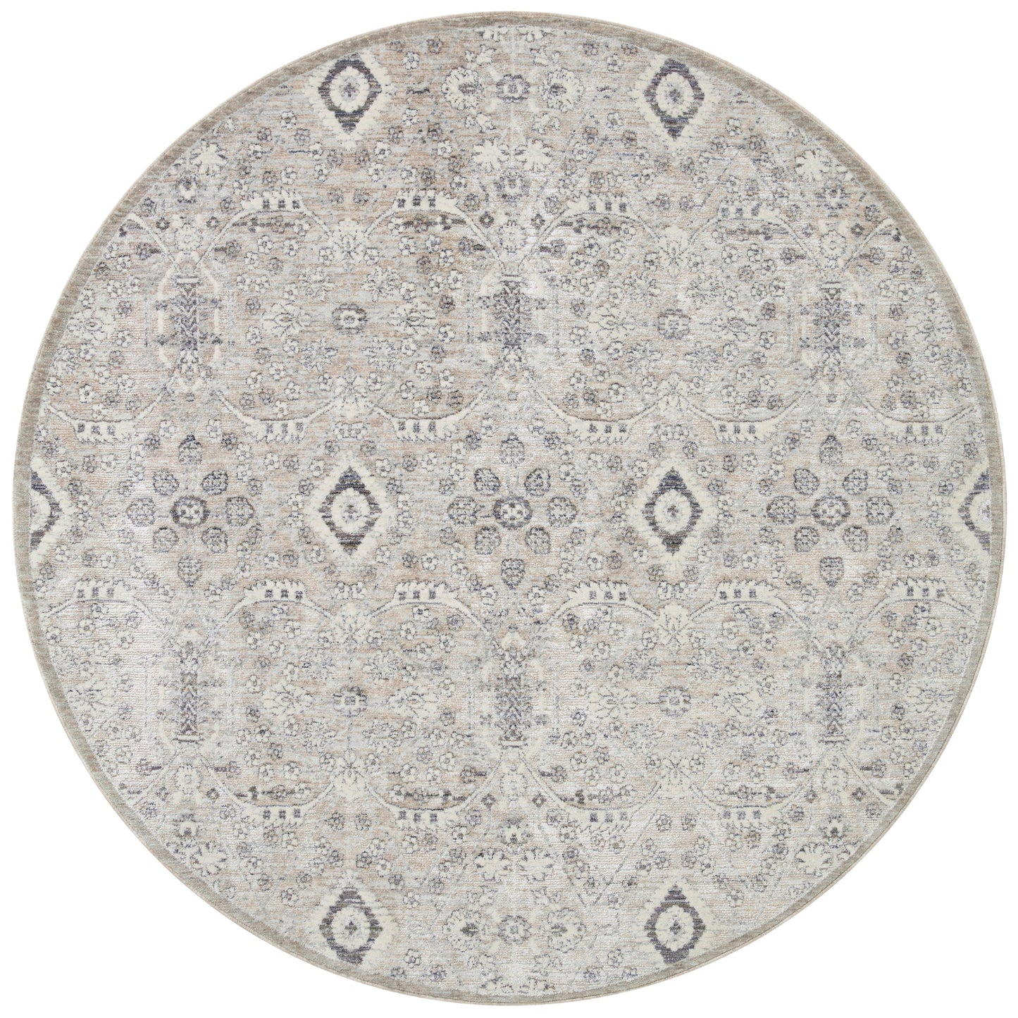 Amber Lewis x Loloi Zuma Rug in Silver/Sky