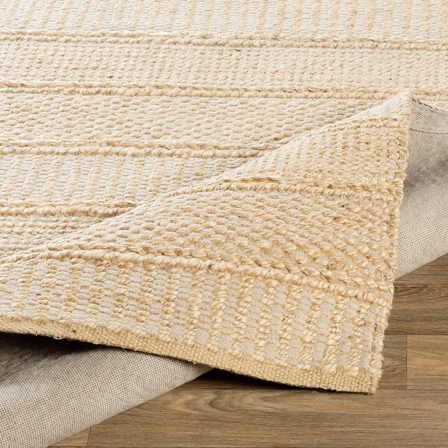 Albert Handwoven Jute Rug in Beige