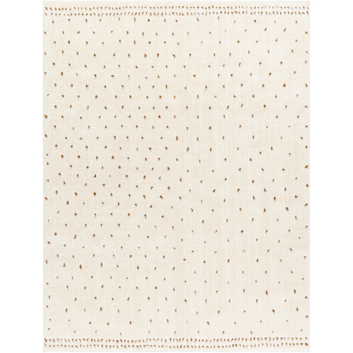 Fanny Rug in Ivory/Brown