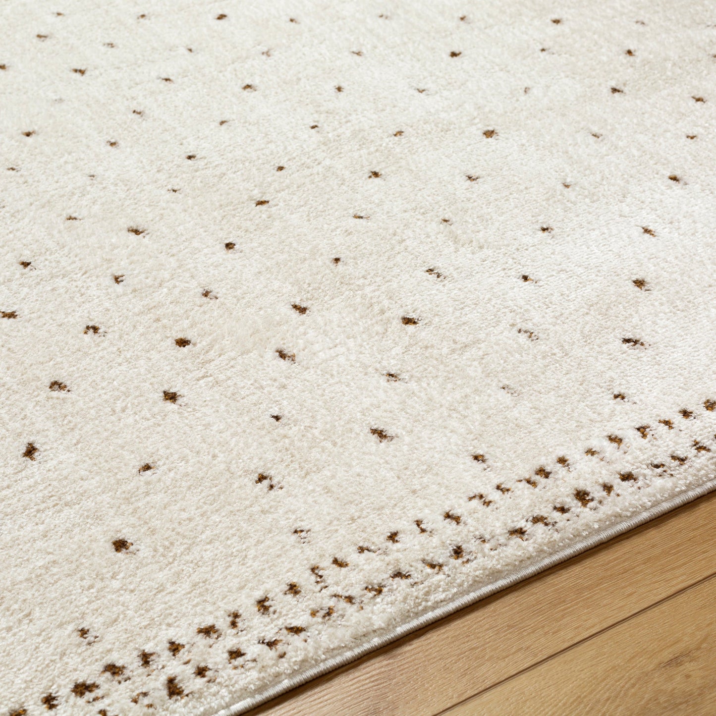Fanny Rug in Ivory/Brown
