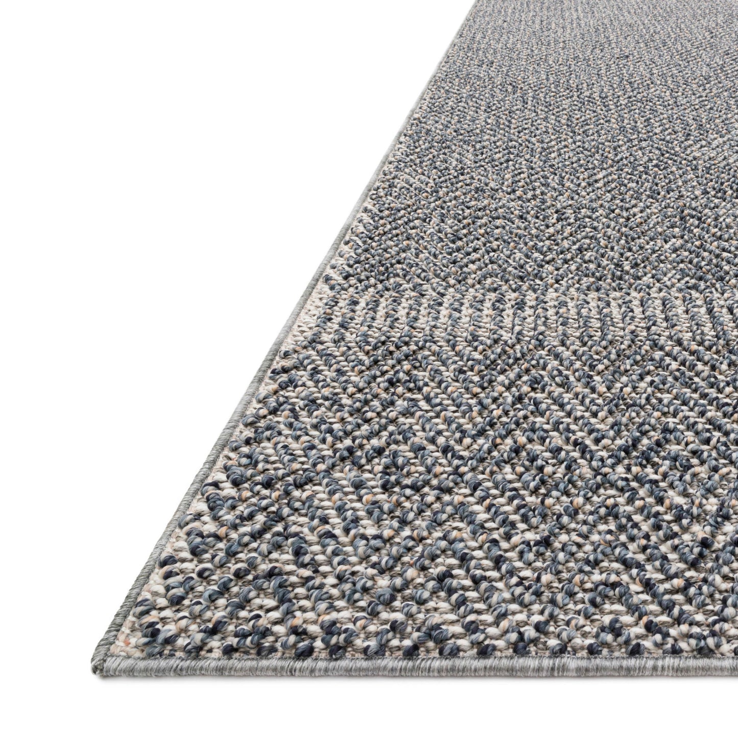 Cole Indoor/Outdoor Rug in Denim/Grey