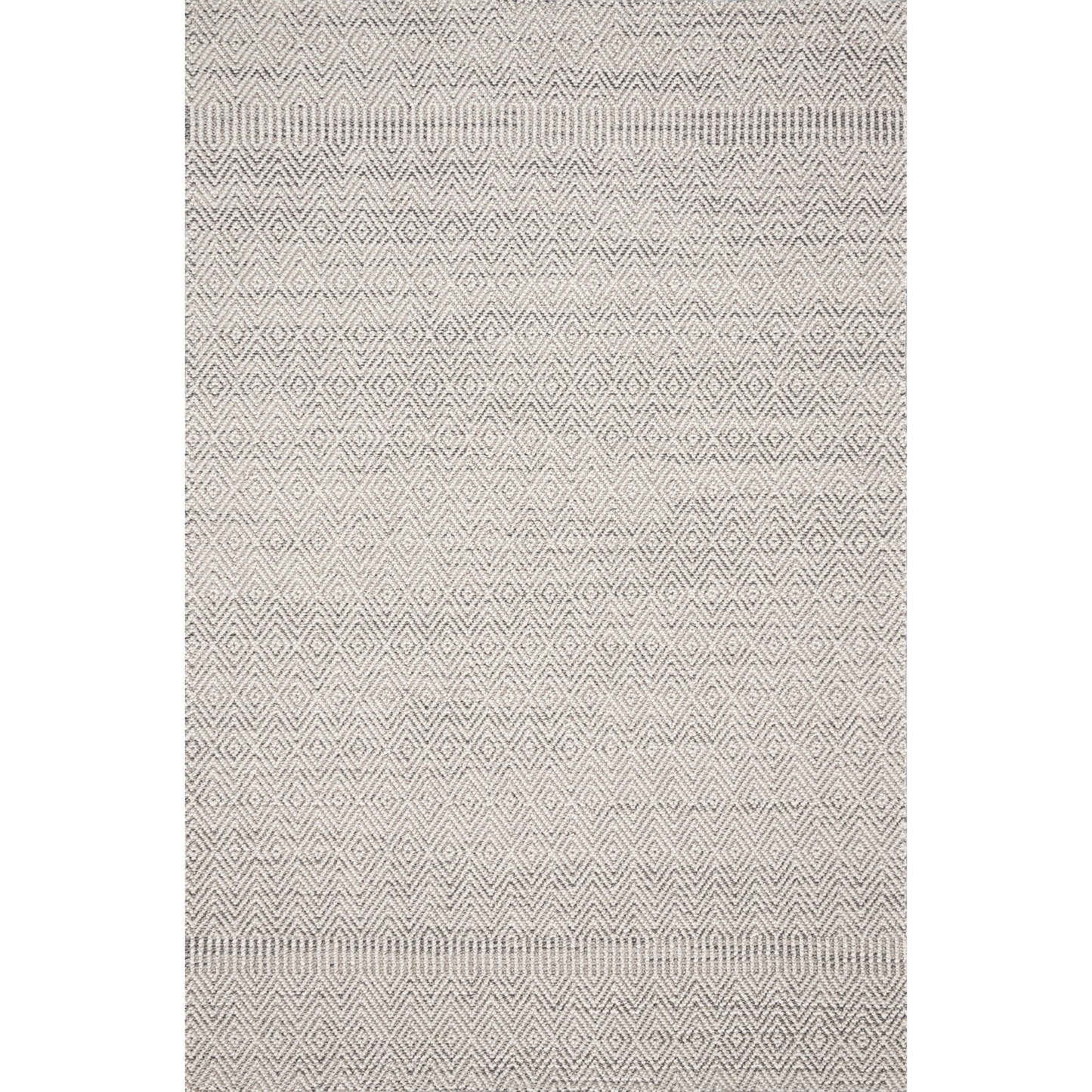 Cole Indoor/Outdoor Rug in Grey/Bone