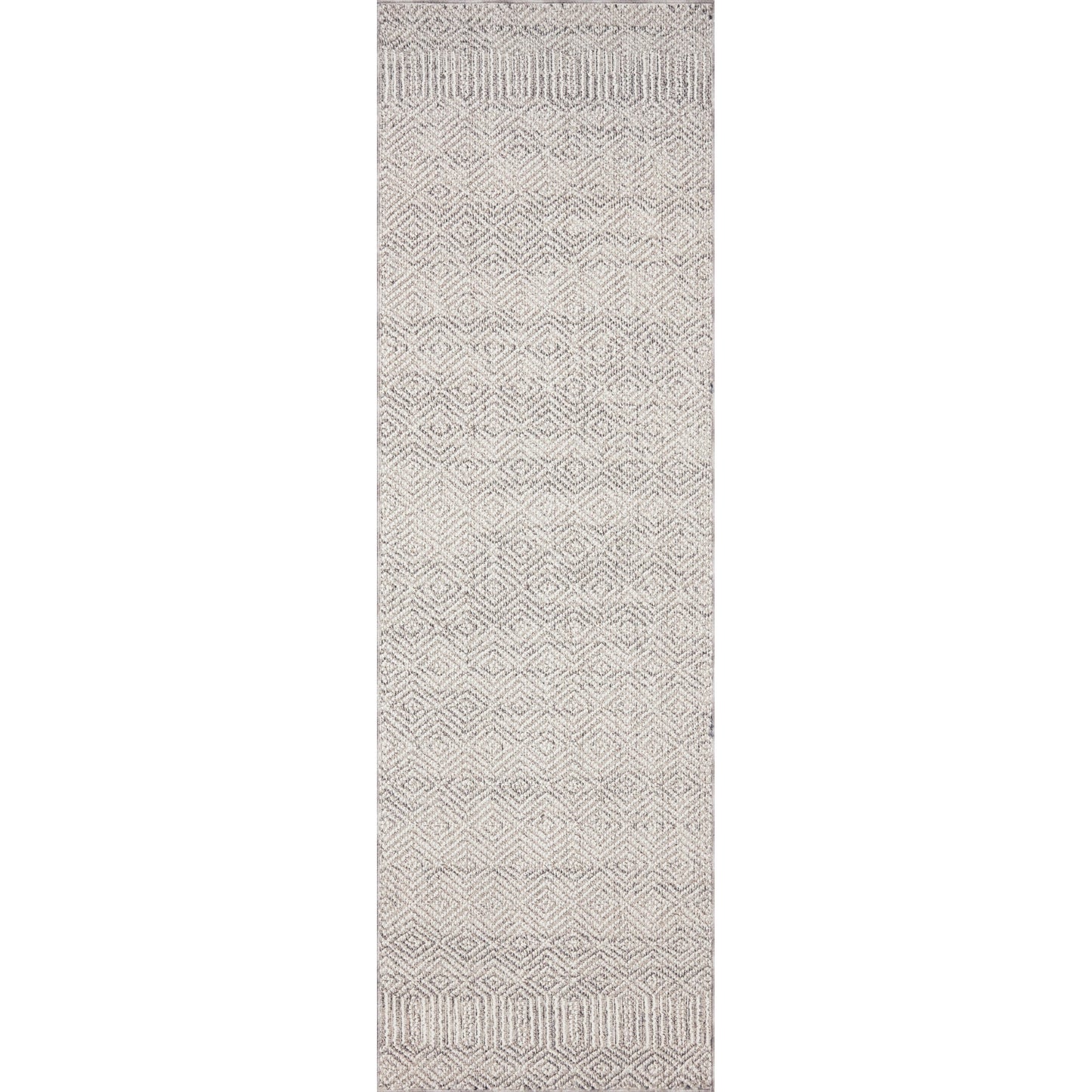 Cole Indoor/Outdoor Rug in Grey/Bone