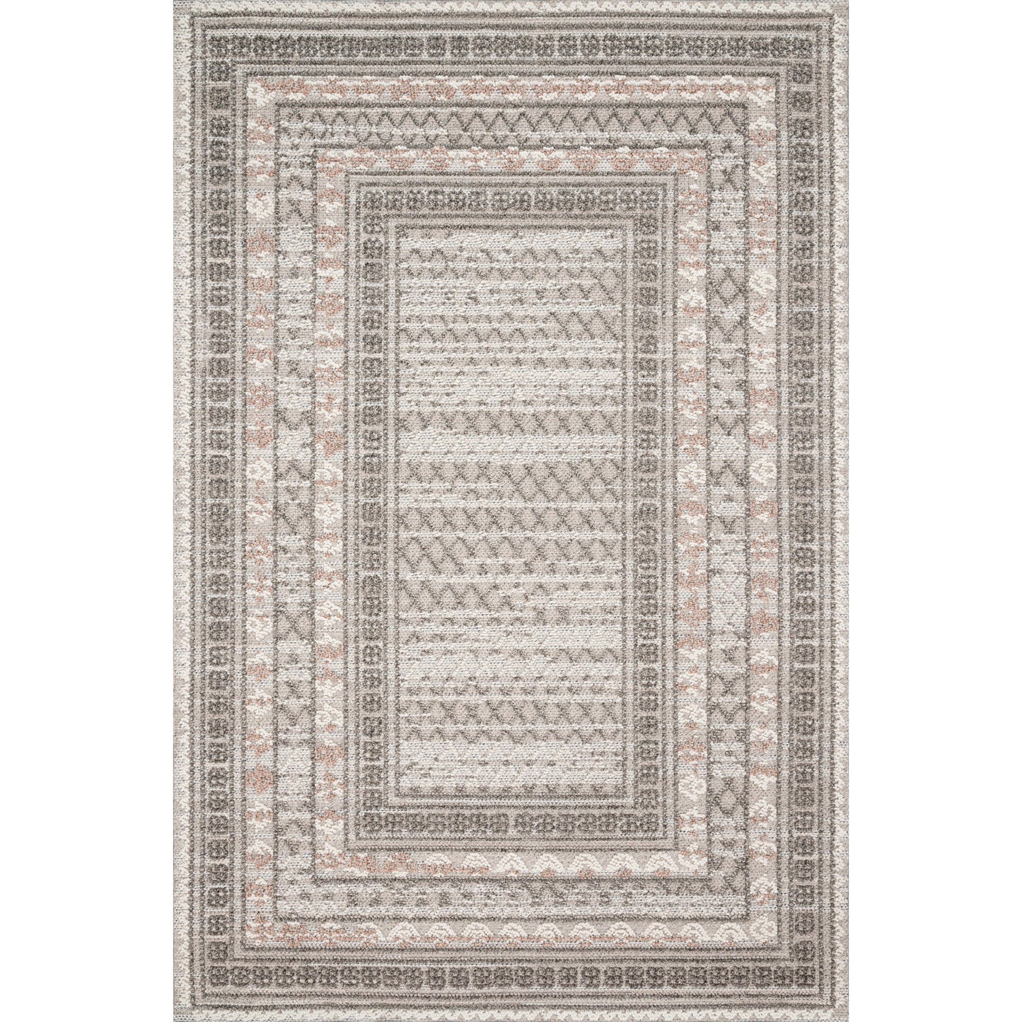 Cole Indoor/Outdoor Rug in Grey/Multi