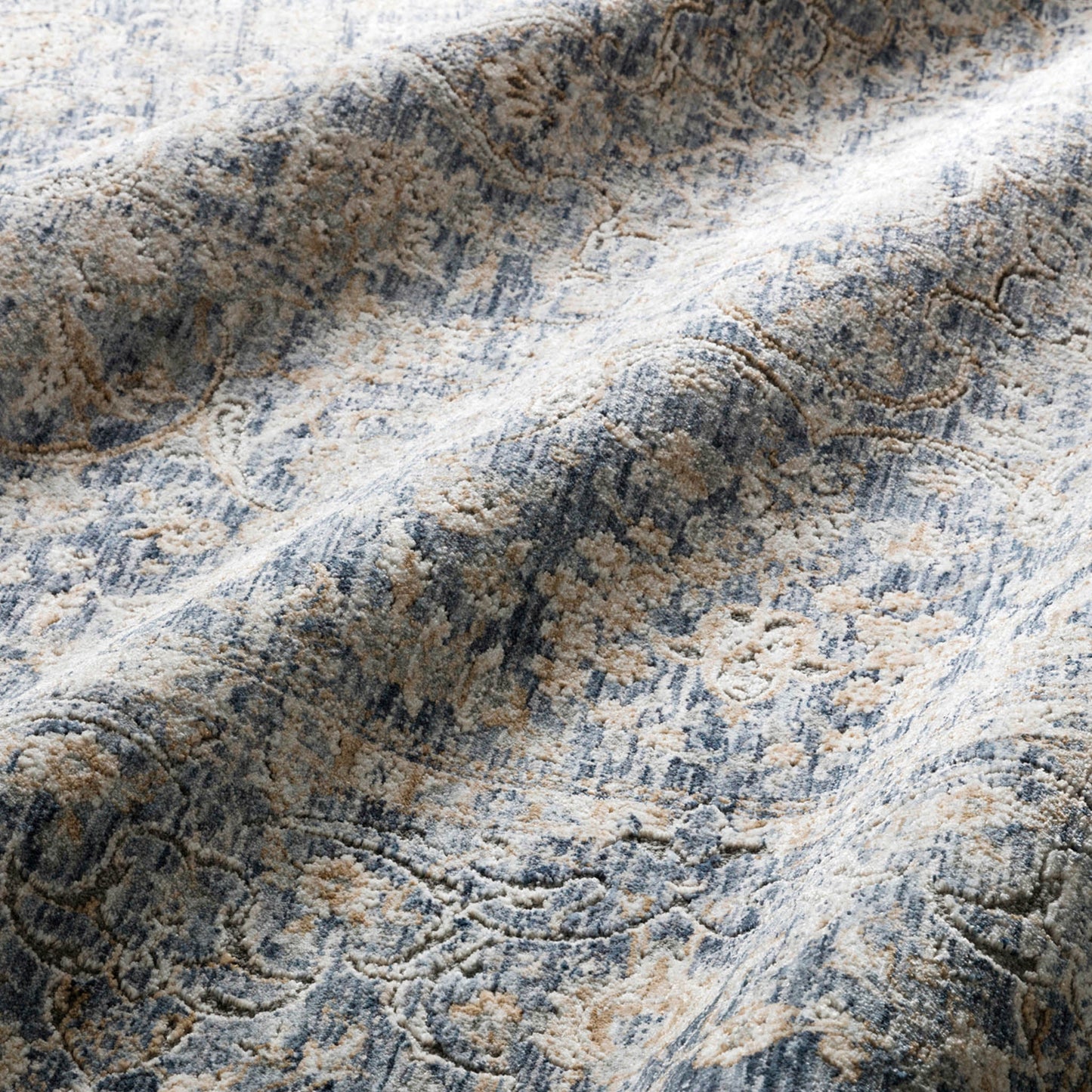 Pandora Rug in Blue/Gold