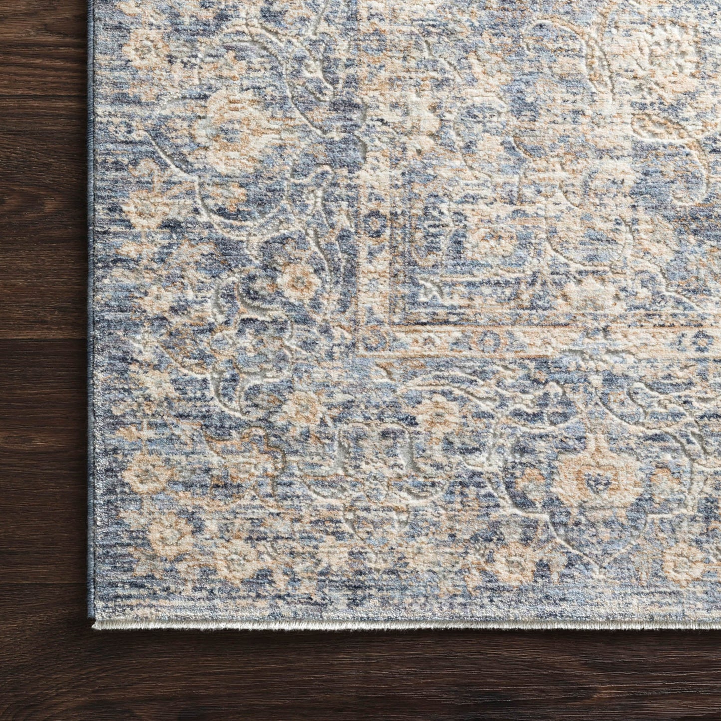 Pandora Rug in Blue/Gold