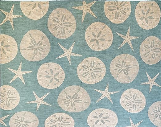Indoor Outdoor Area Rug, Classic Flatweave, Washable, Stain & UV Resistant Carpet