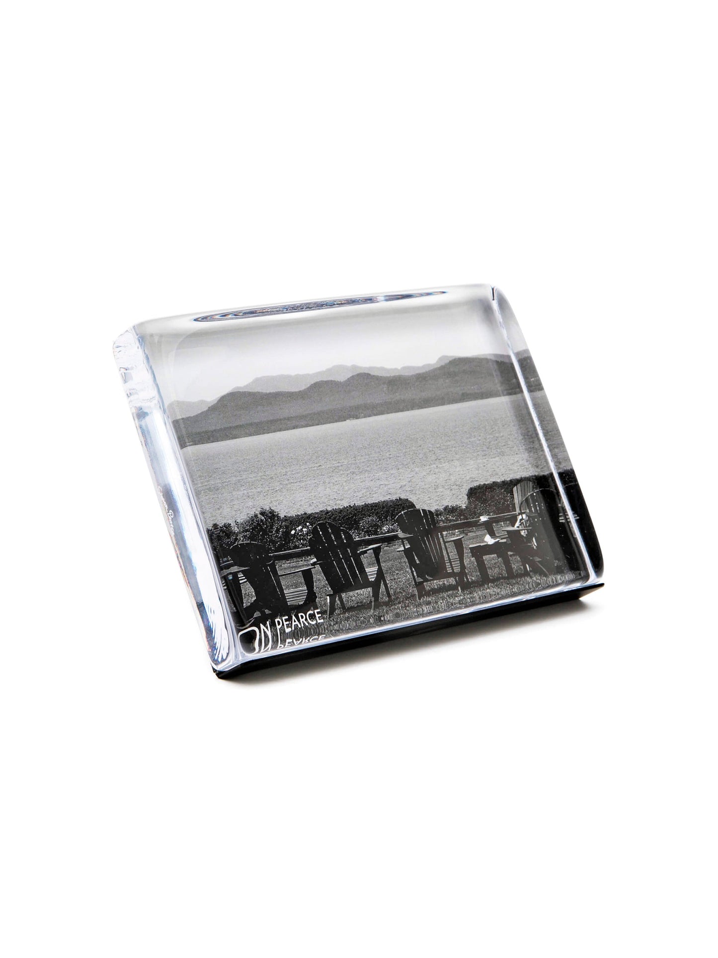 Simon Pearce Woodbury Photo Block in a Gift Box 5x7 Weston Table