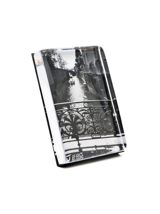 Simon Pearce Woodbury Photo Block in a Gift Box 7x5 Weston Table