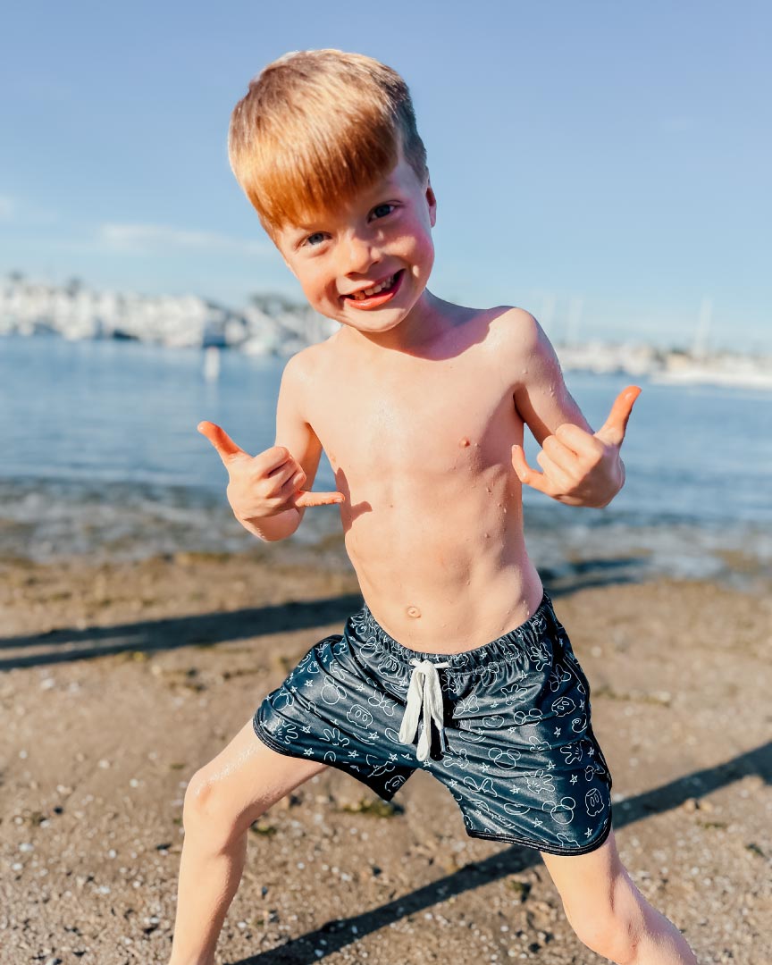 Sketch Swim Trunks - Boys'