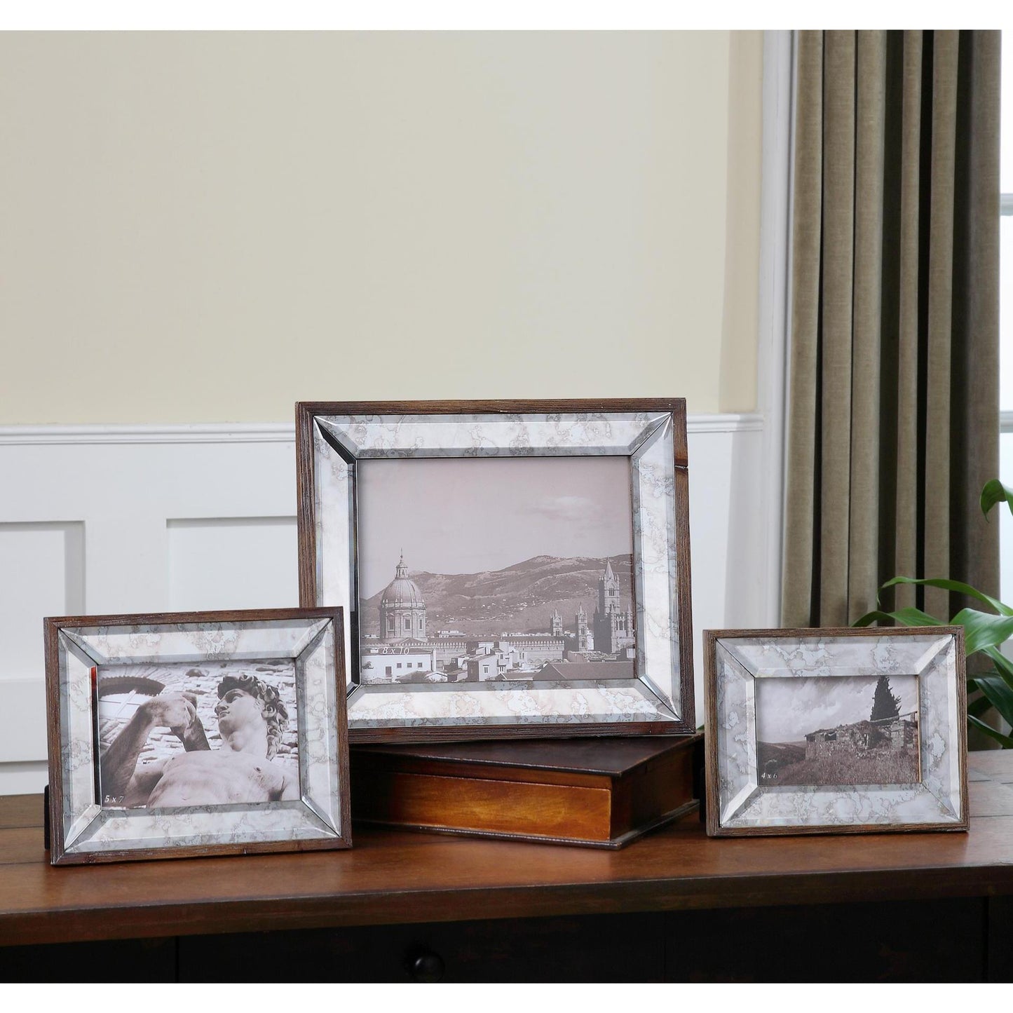 Uttermost Daria Antique Mirror Photo Frames Set Of 3