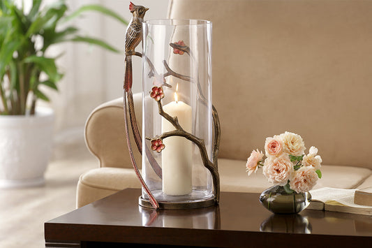 Asian Tapestry Grand Vase