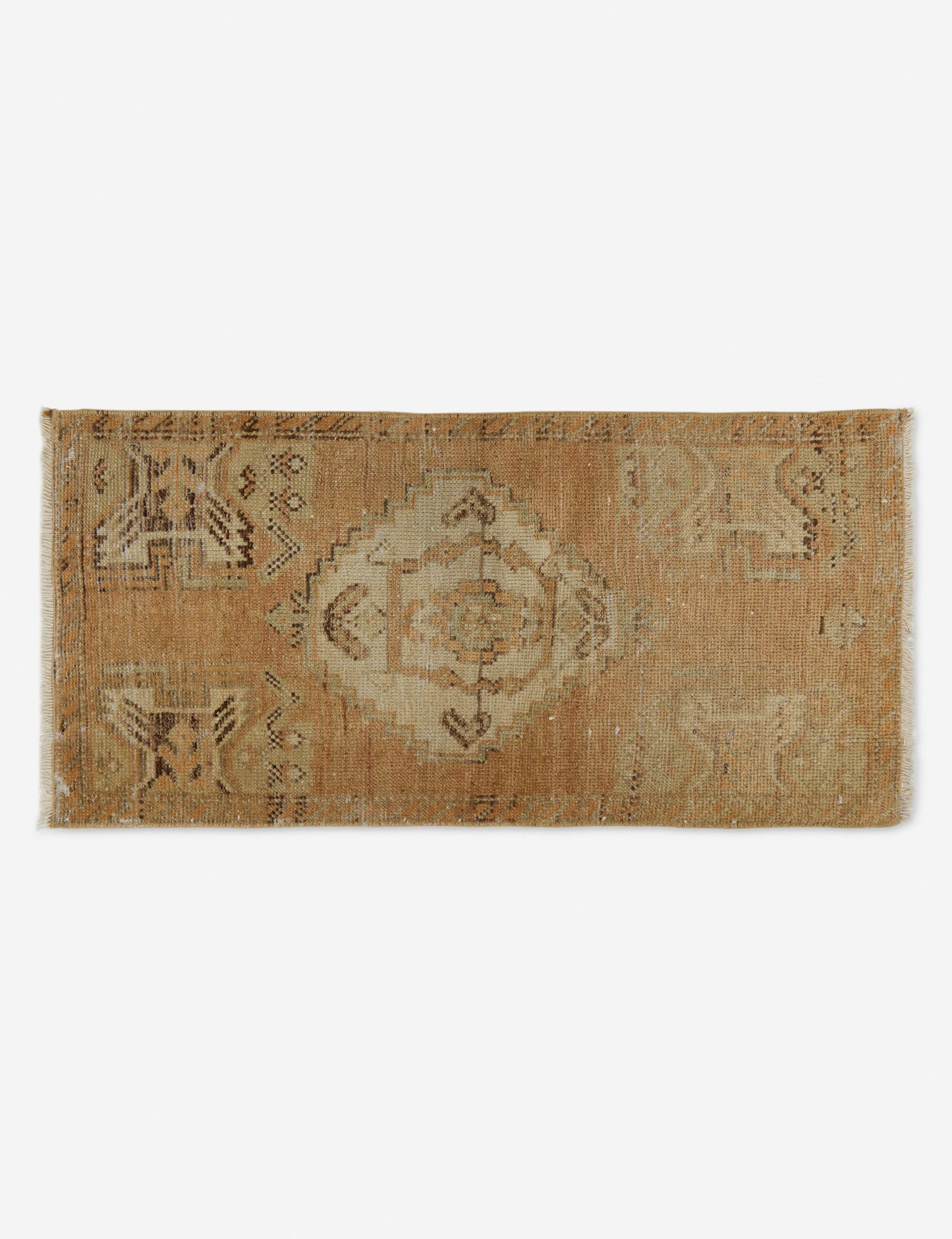 Vintage Turkish Mini Rug No. 102, 1'4" x 3'2"