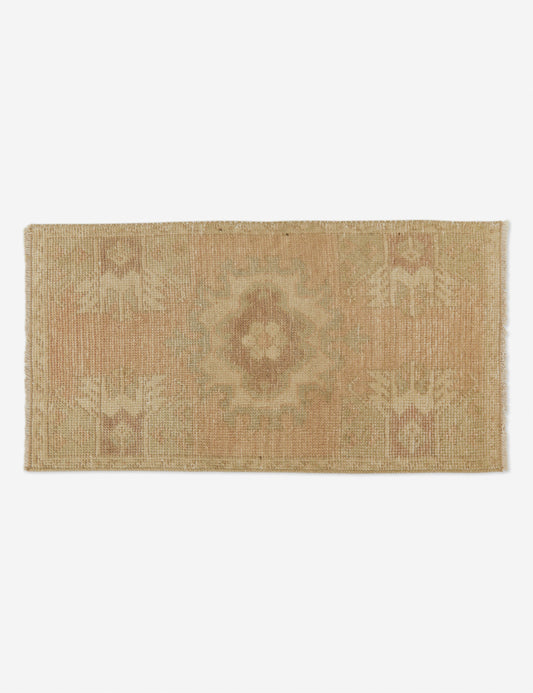 Vintage Turkish Mini Rug No. 108, 1'5" x 2'9"