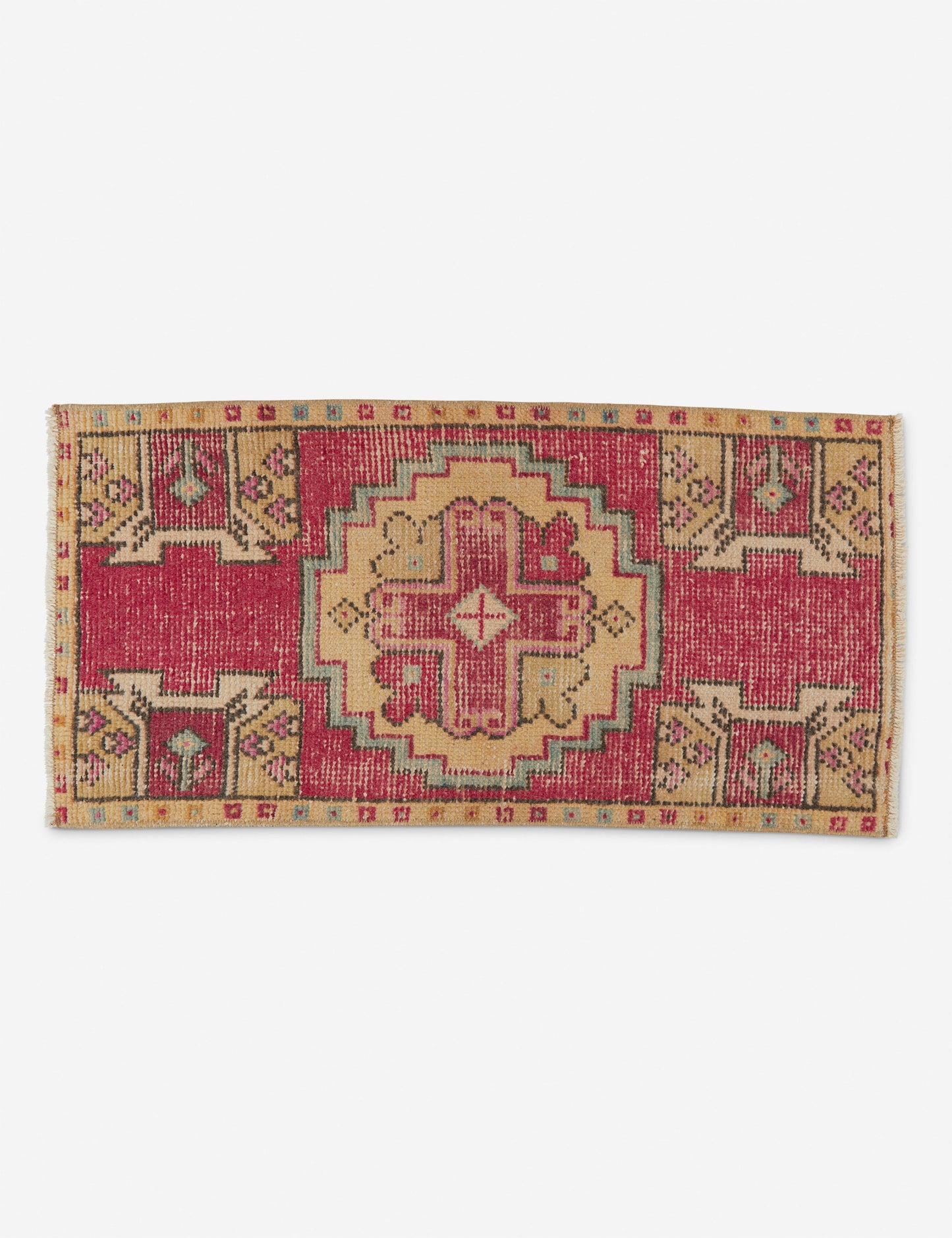Vintage Turkish Mini Rug No. 119, 1'4" x 2'9"